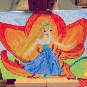 Painting i made . Hand drawn then painted with acrylic paints